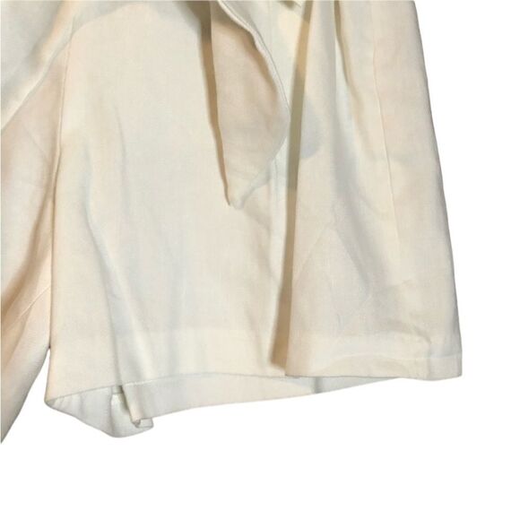 NWT! High rise midi linen blend shorts - Picture 4 of 11